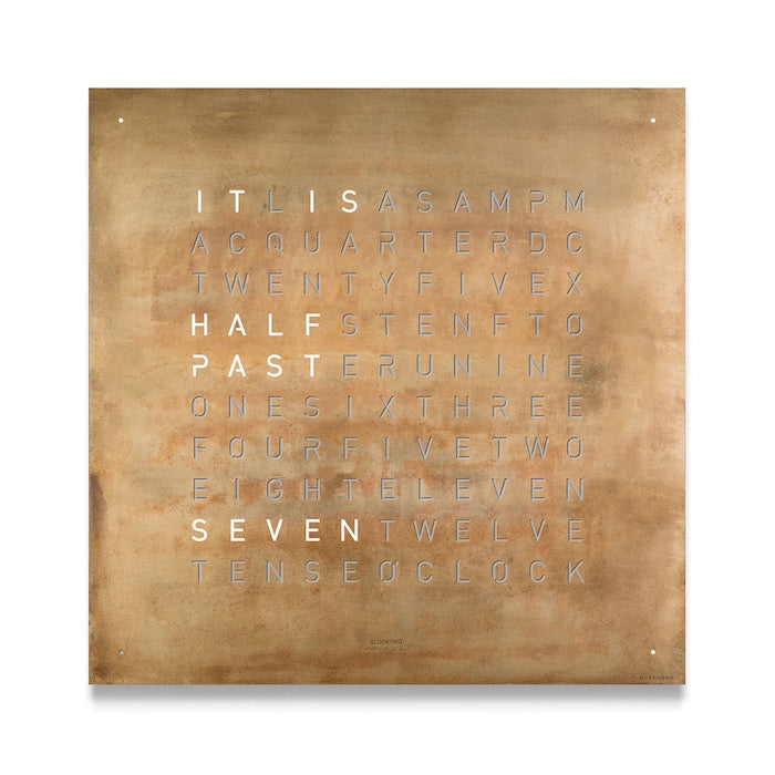 Earth 45 Creators Edition Silver & Gold Wall Clock