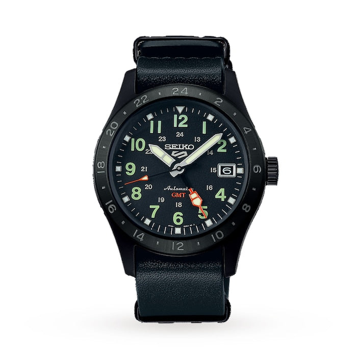 Field Deception Mechanical GMT Mens Watch Black