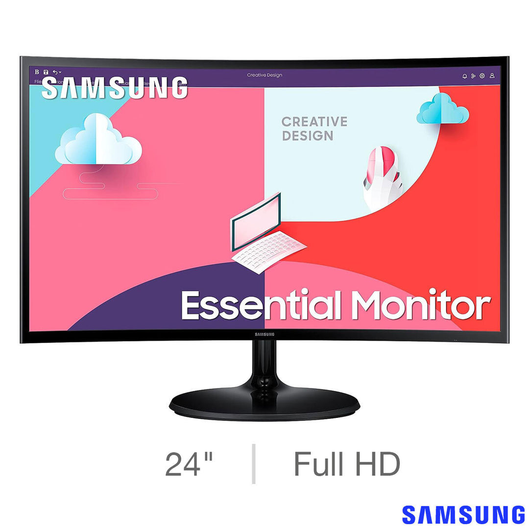 Samsung S36C 24 Inch Full HD 75Hz VA Curved Monitor, LS24C360EAUXXU