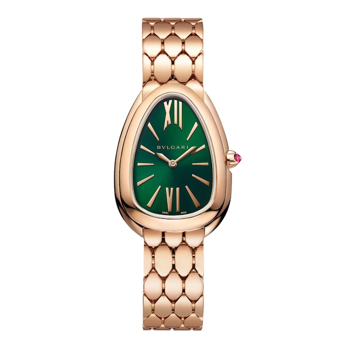 Serpenti Seduttori 33mm Ladies Watch - Green