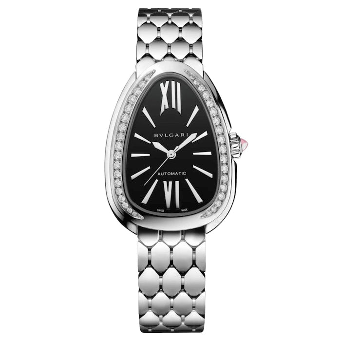 Serpenti Seduttori Automatic 34mm Ladies Watch Black