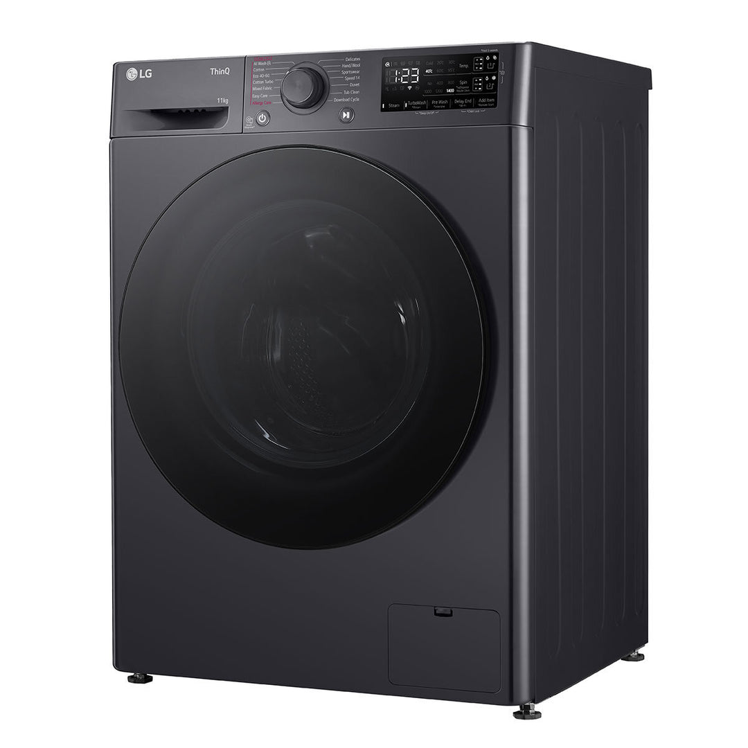 LG F4Y511GBLA1, 11kg, 1400rpm. Washing Machine, A Rated in Slate Grey