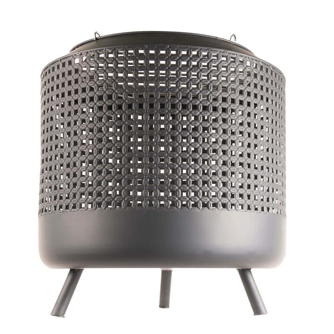 RedFire Midland Wood Burning Fire Basket + BBQ Grill