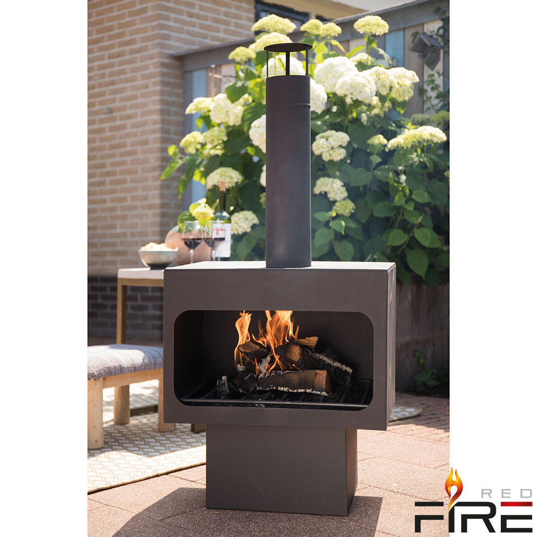 Redfire Jersey XL Wood Burning Outdoor Fireplace