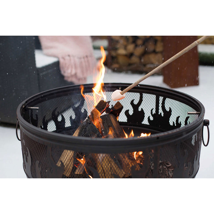 RedFire Blazer Wood Burning Fire Pit + BBQ Grill