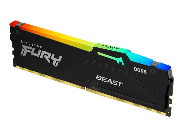 TieDex UK Kingston FURY Beast RGB - DDR5 - module - 32 GB - DIMM 288-pin - 5600 MHz / PC5-44800 - unbuffered