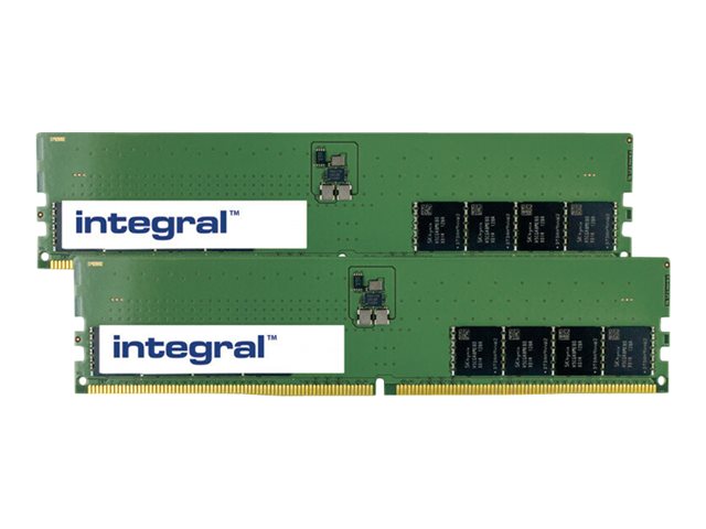 TieDex UK Integral - DDR5 - kit - 64 GB: 2 x 32 GB - DIMM 288-pin - 4800 MHz / PC5-38400 - unbuffered