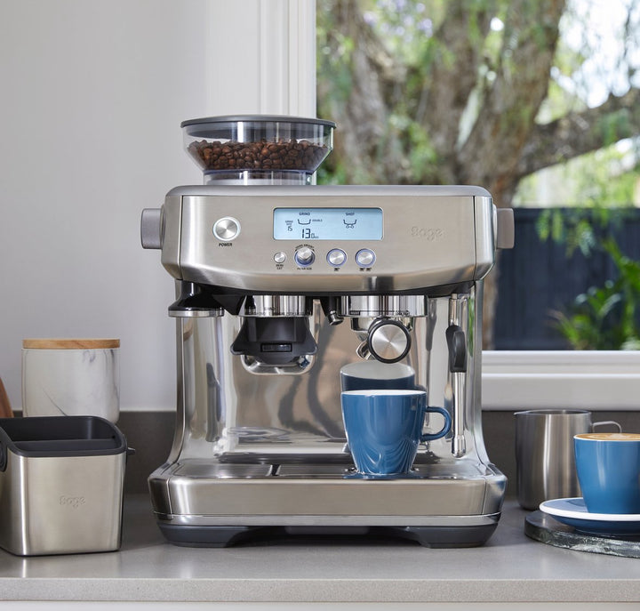 Sage - The Barista Pro, Bean to Cup Coffee Machine with Grinder and Milk Frother, Brushed Stainless Steel SES878BSS4GEU1