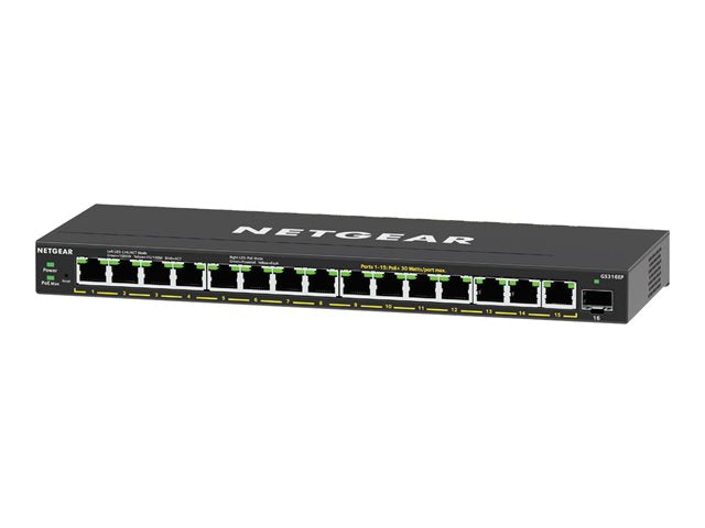 TieDex UK NETGEAR Plus GS316EP - switch - 16 ports - Managed