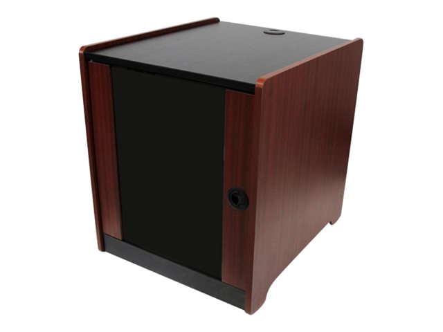 TieDex UK StarTech.com "12U AV Rack Cabinet - 21? Deep - Wood Finish - Floor Standing Enclosure for 19"" Audio Video Component, Server Room & Network Equipment (RKWOODCAB12)" - rack - 12U