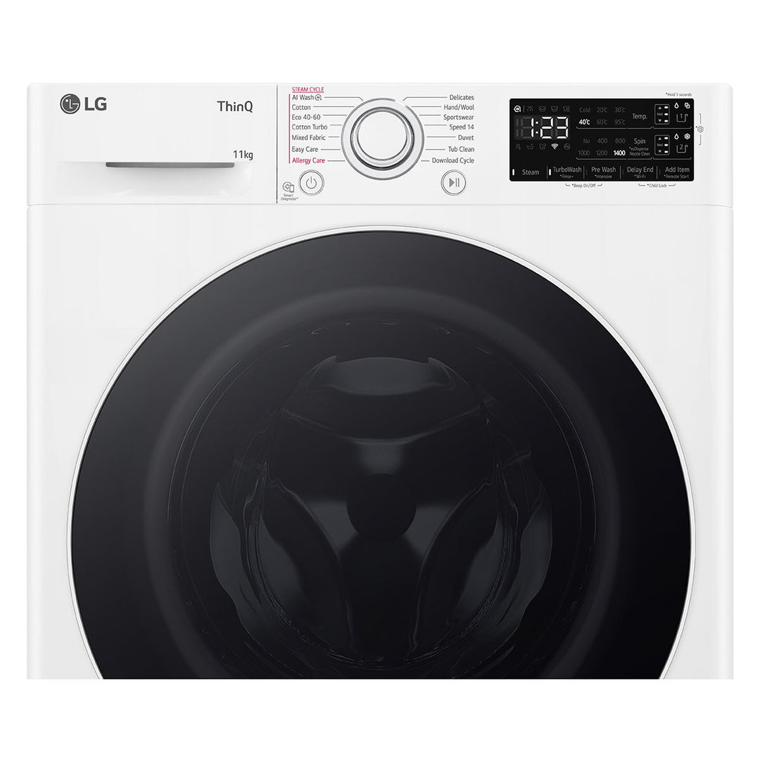 LG F4Y511WWLA1 11kg 1400rpm, Washing Machine, A Rated in White