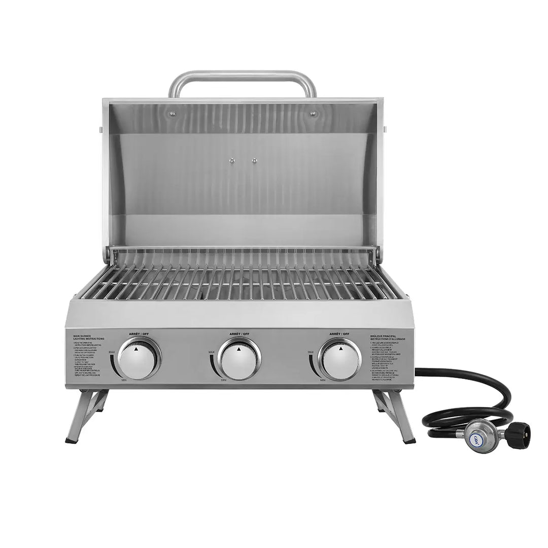 NXR 3 Burner Stainless Steel Table Top Gas Barbecue