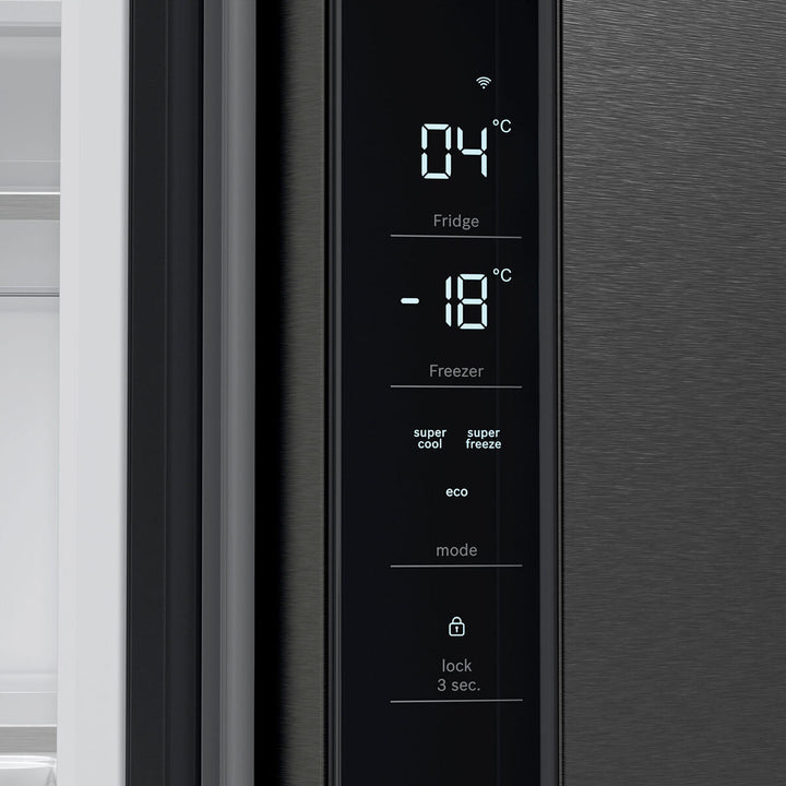 Bosch KFN96AXE, Series 6 Multi Door Fridge Freezer, E Rated in Black