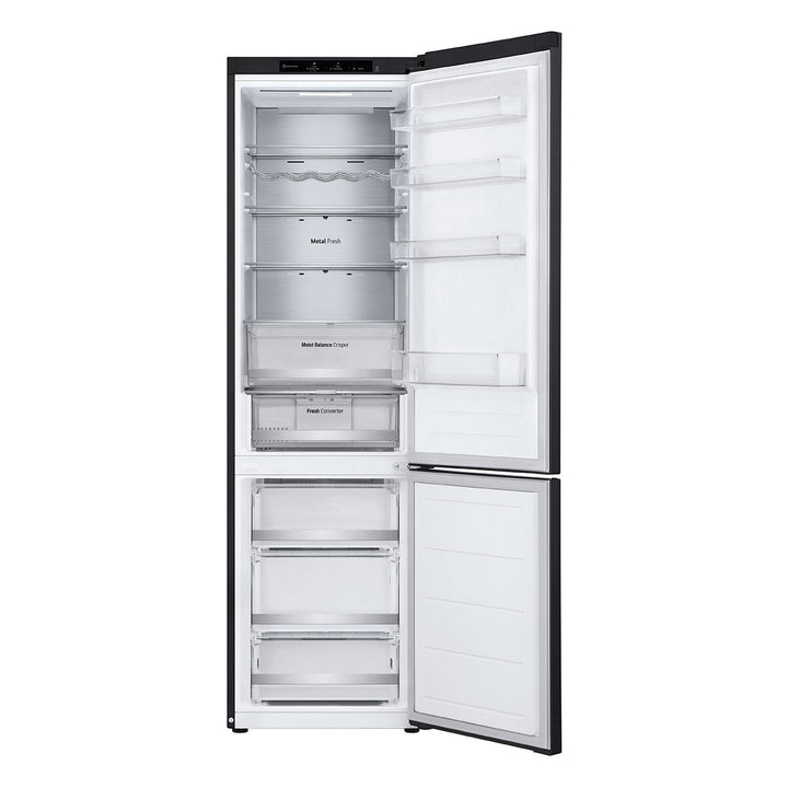 LG GBV5240CEP Fridge Freezer, C Rated in Matte Black