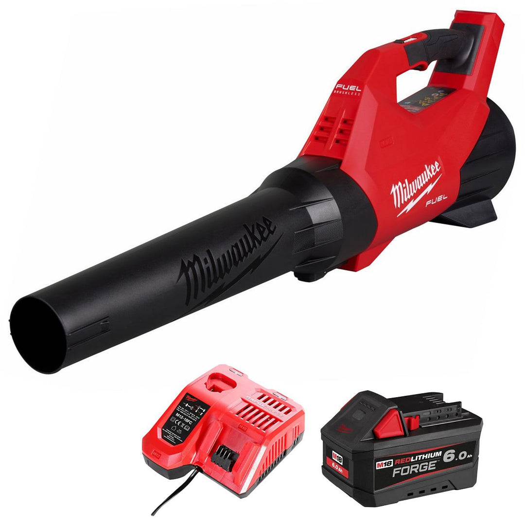 Milwaukee M18FBLG3-0 18V Fuel Brushless Blower with 1 x 6.0Ah Battery &amp; Charger