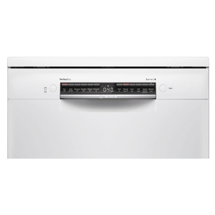 Bosch SMS6ZCW00G Series 6, 14 Place Settings Dishwasher, C Rated in White