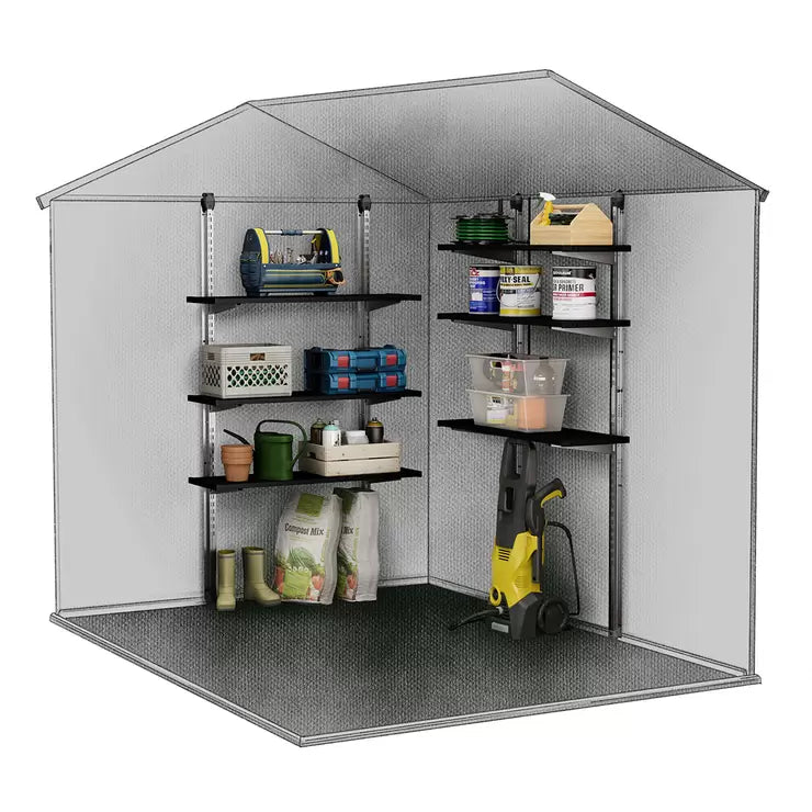 Keter 97cm / 38.1" Shelving Kit in Black