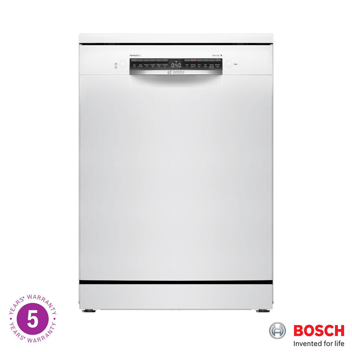 Bosch SMS6ZCW00G Series 6, 14 Place Settings Dishwasher, C Rated in White