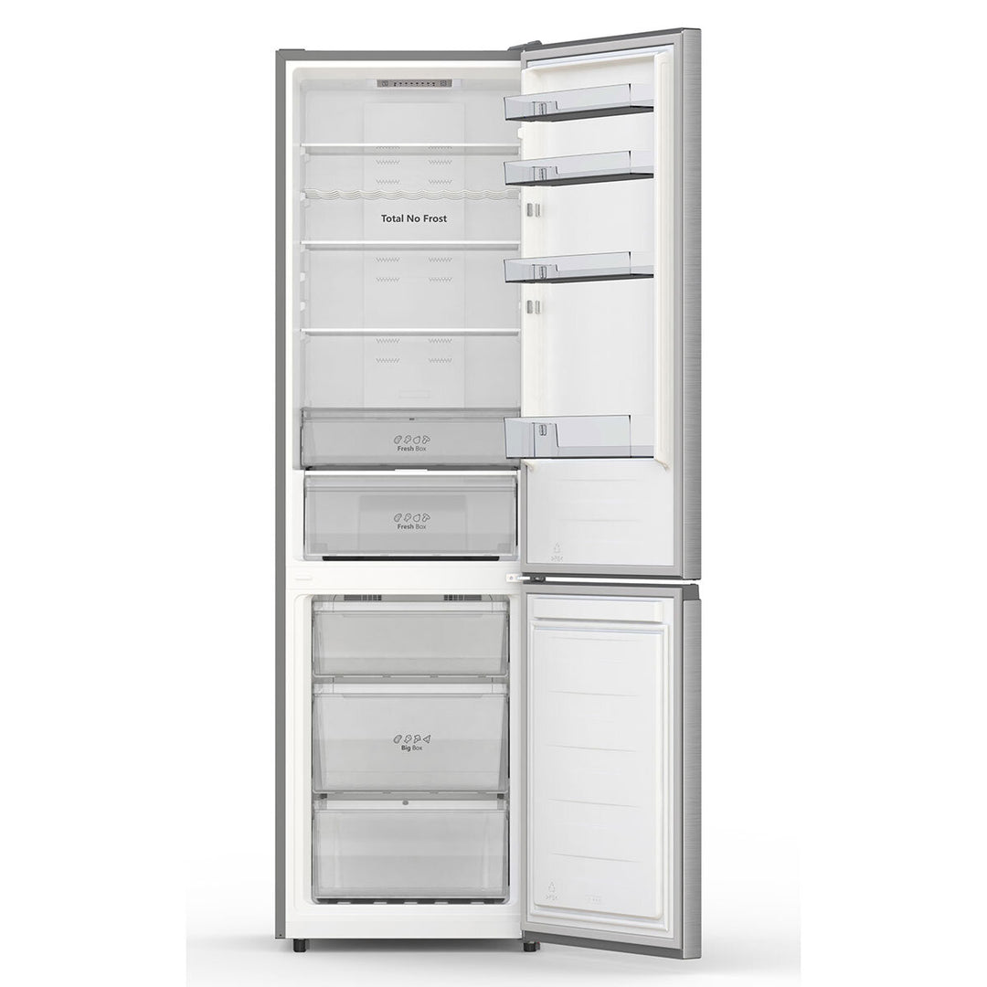 Hisense RB440N4ACA, Fridge Freezer, A Rated in Stainless Steel