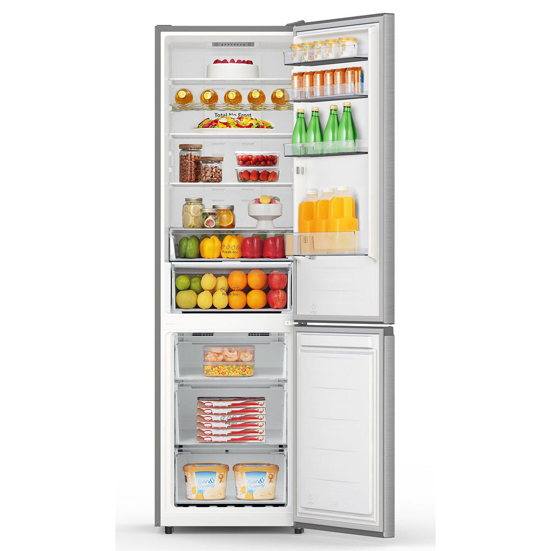 Hisense RB440N4ACA, Fridge Freezer, A Rated in Stainless Steel