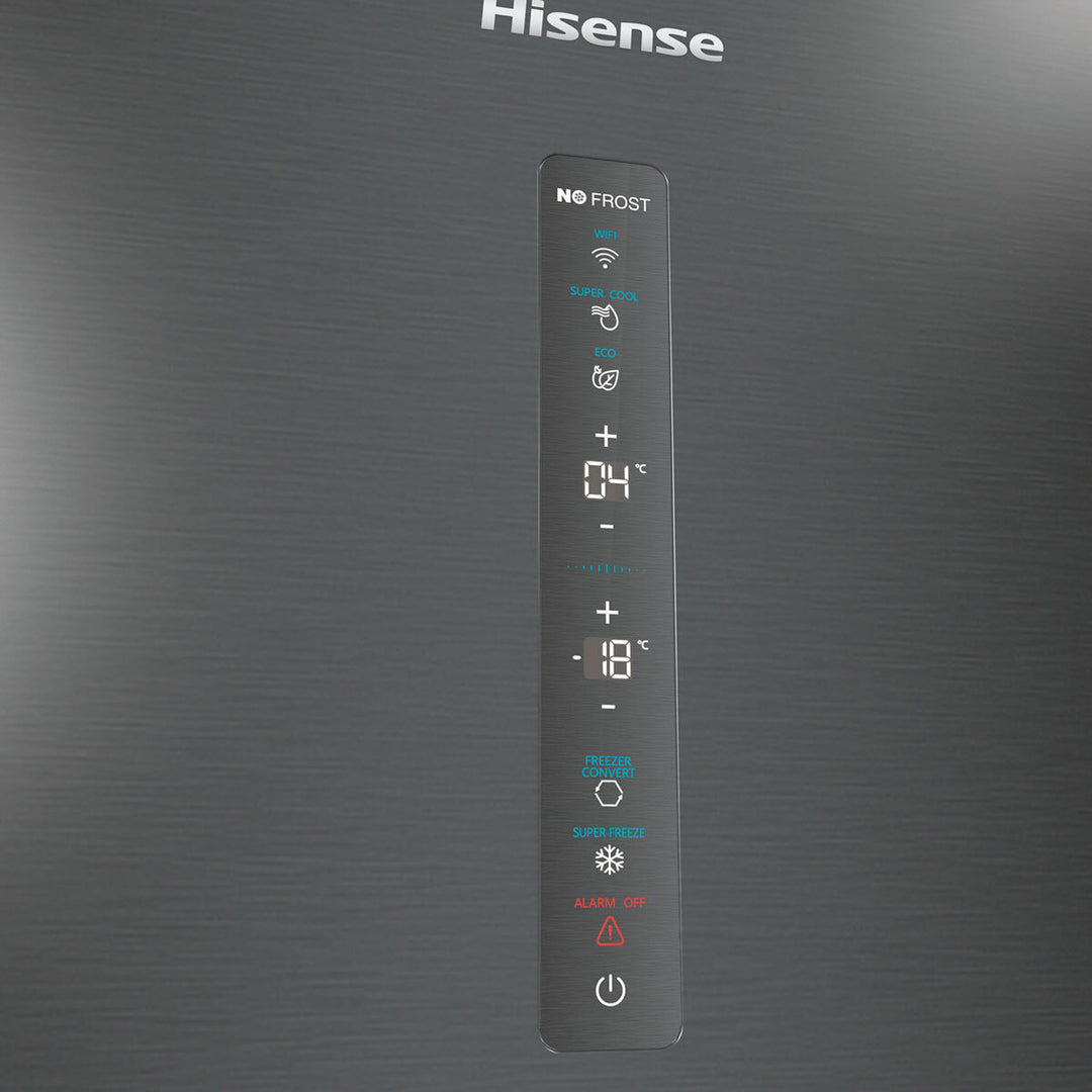 Hisense RB470N4SFC, Fridge Freezer, C Rated in Black