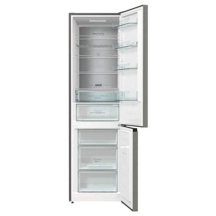 Hisense RB470N4SICUK, Fridge Freezer, C Rated in Stainless Steel