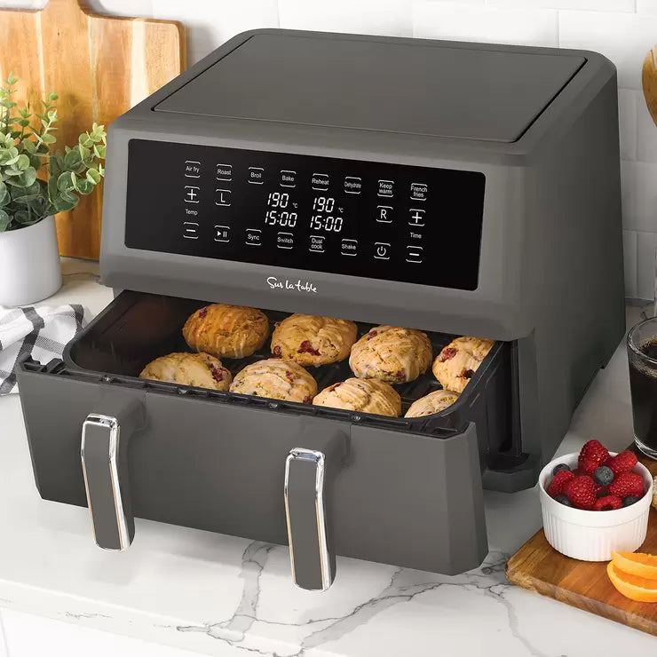 Sur La Table Digital Air Fryer Dual Basket 10.4L