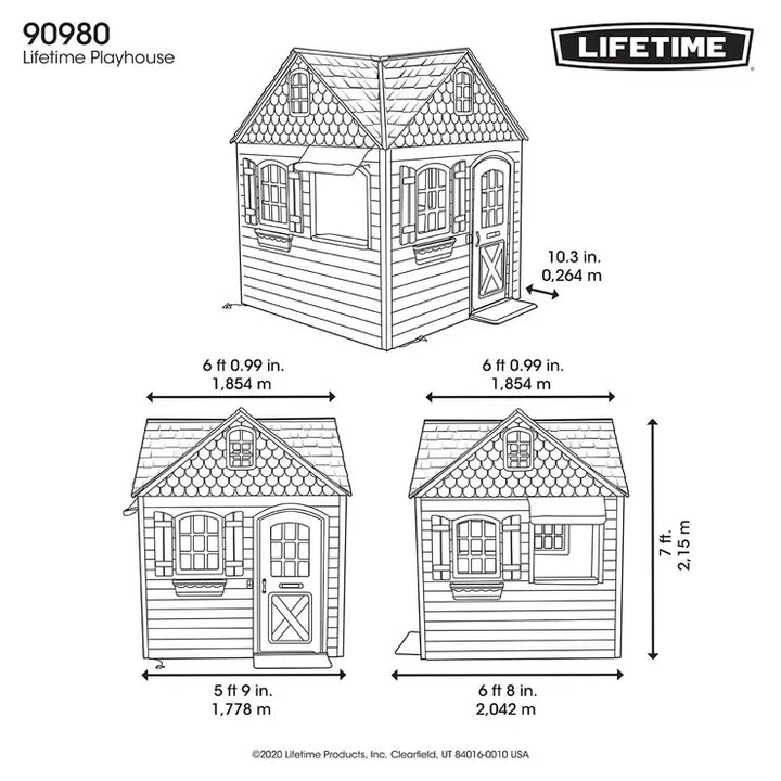 Lifetime 7ft (2.2m) Imagination Playhouse (3-10 Years)