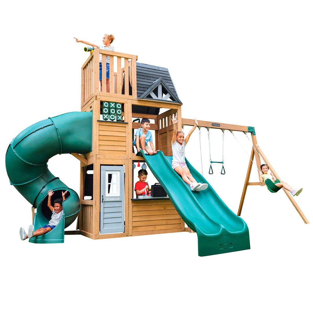 KidKraft Summit View Playcentre and Swing Set (3-10 Years)