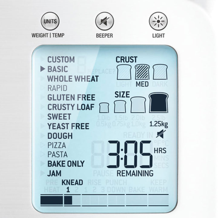 Sage The Custom Loaf Pro Breadmaker, BBM800BSS