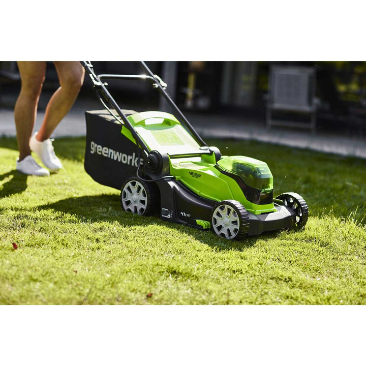 Greenworks 48V Cordless 41cm Hand-Propelled Lawn Mower (Tool Only)