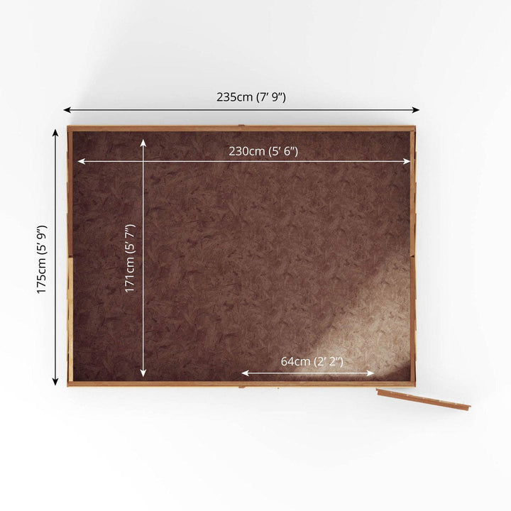 Mercia Overlap Reverse Apex Value Shed - 8 x 6ft