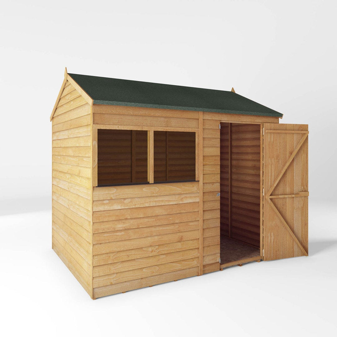 Mercia Overlap Reverse Apex Value Shed - 8 x 6ft