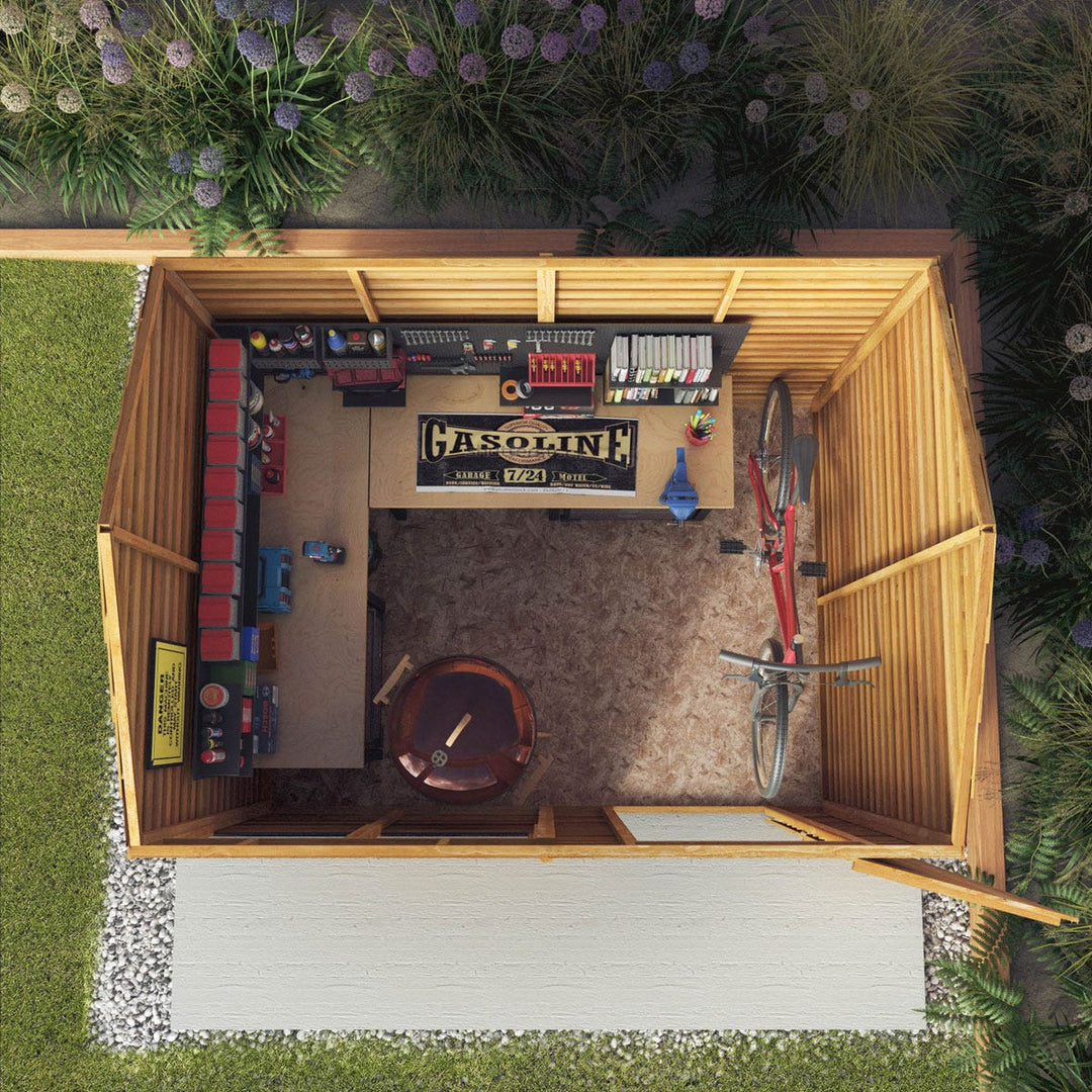 Mercia Overlap Reverse Apex Value Shed - 8 x 6ft