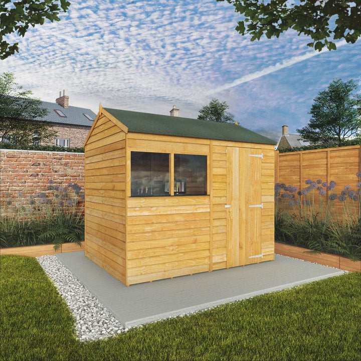 Mercia Overlap Reverse Apex Value Shed - 8 x 6ft