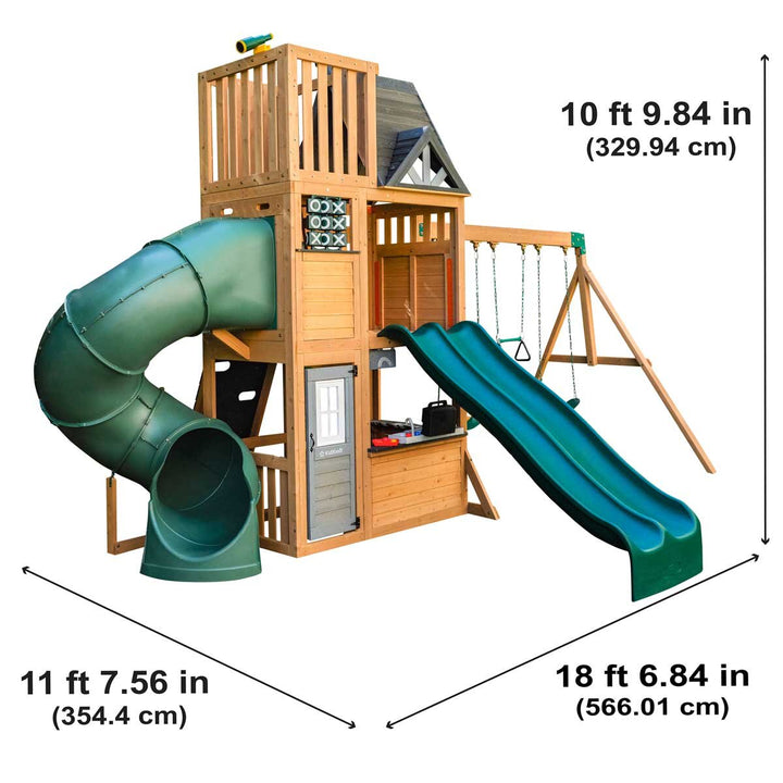 KidKraft Summit View Playcentre and Swing Set (3-10 Years)