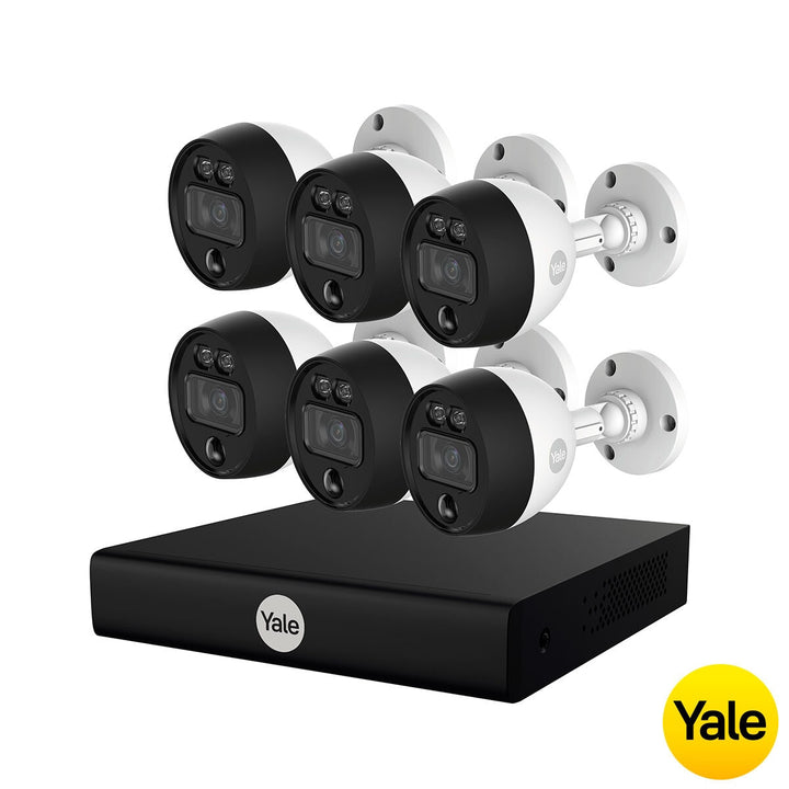 Yale 6 Camera Smart Motion CCTV Kit YSV-6CSMD-8CK