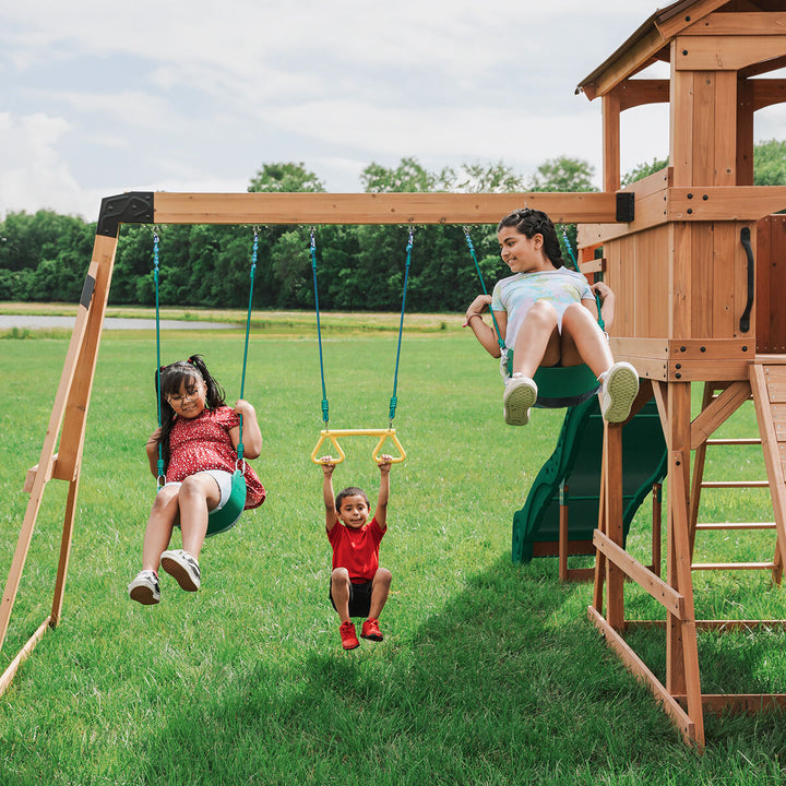 Backyard Discovery Sterling Point Swing Set & Playcentre (3-10 Years)