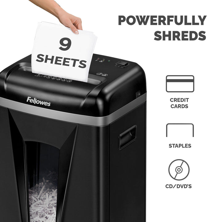 Fellowes Powershred 450M Micro Cut Shredder 9 Sheet