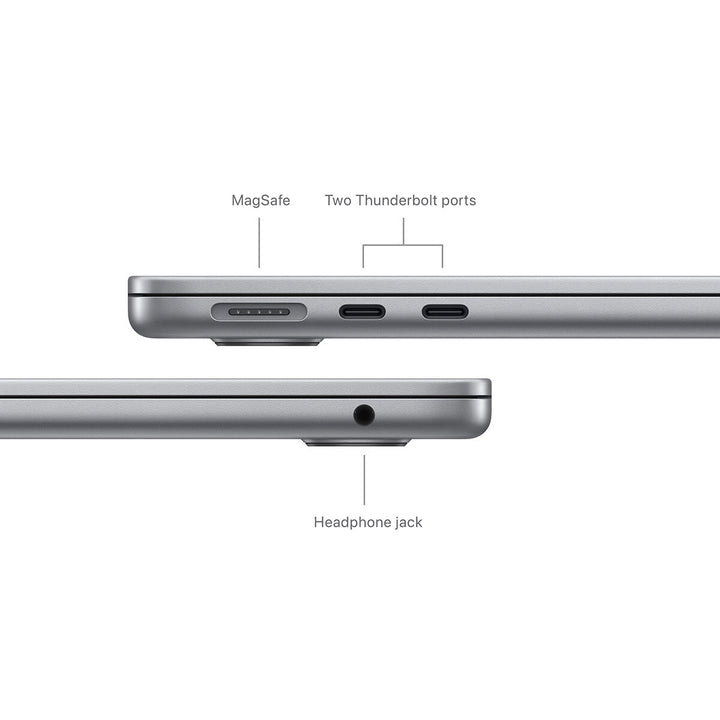 Apple MacBook Air 2024, Apple M3 Chip, 8GB RAM, 256GB SSD, 13.6 Inch in Space Grey, MRXN3B/A