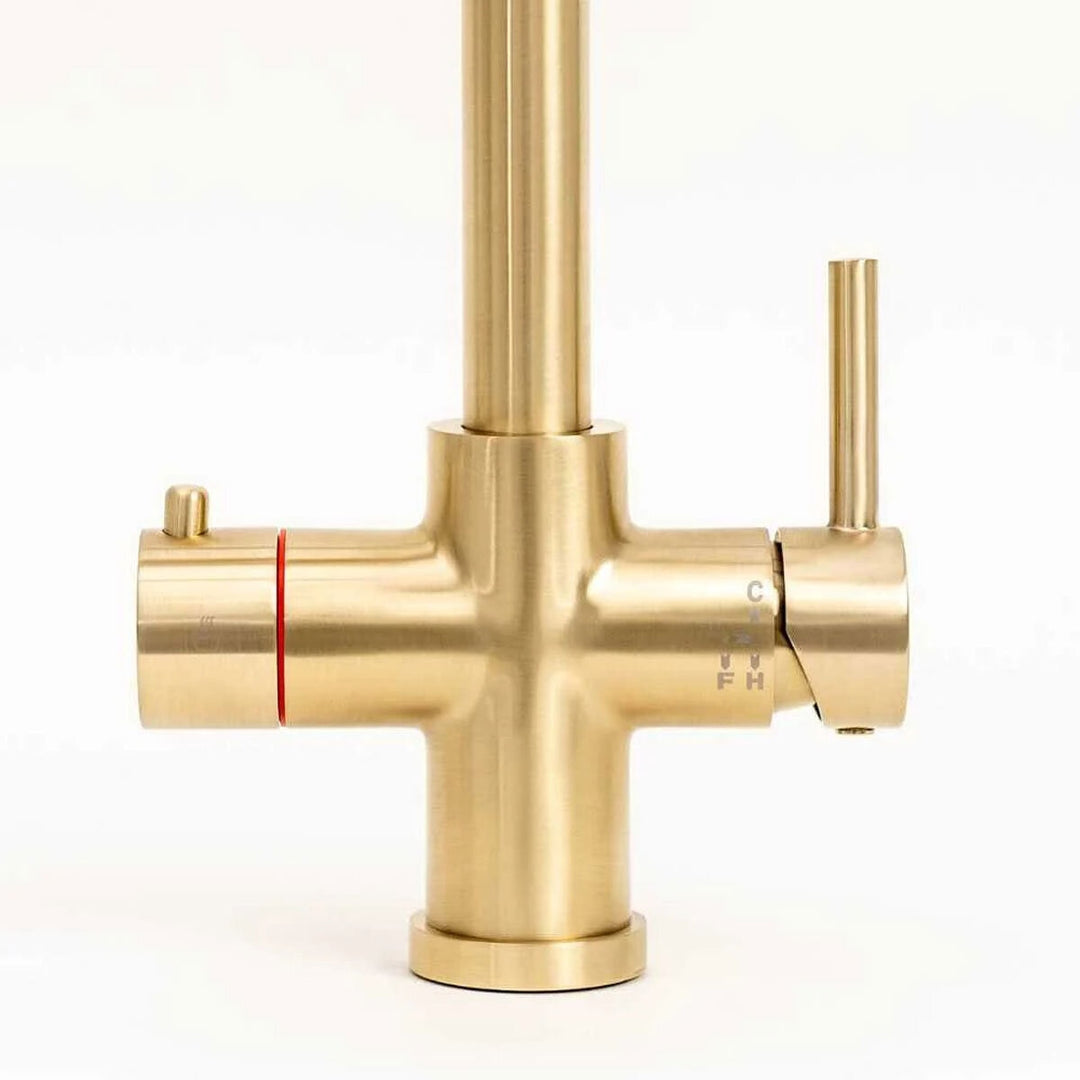 Fohen Fervente 4 in 1 Chilled & Boiling Tap in Unfinished Brass