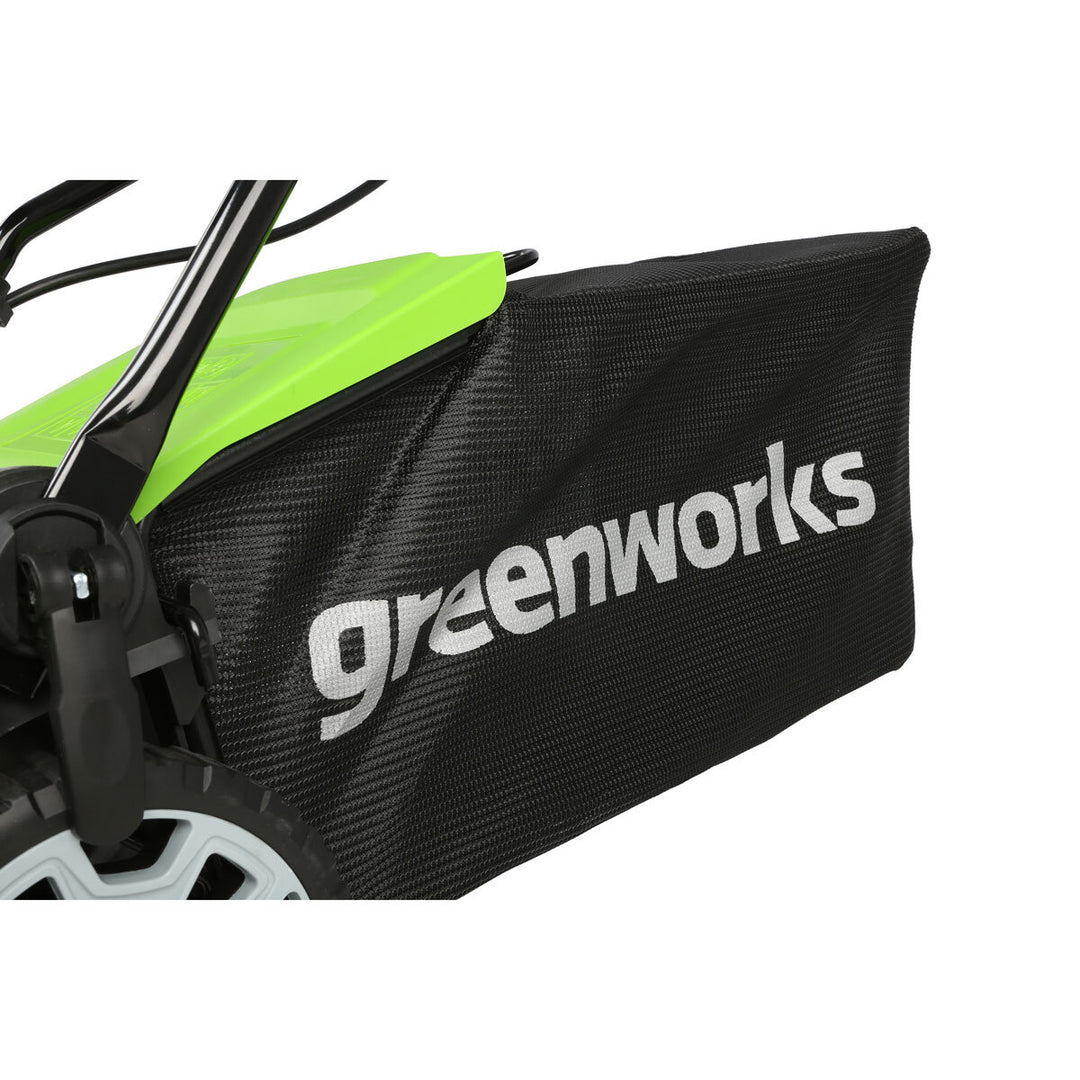 Greenworks 48V (4Ah) 36cm Hand-propelled Cordless Battery Lawnmower & 24V (4Ah) 25cm Line Trimmer Bundle