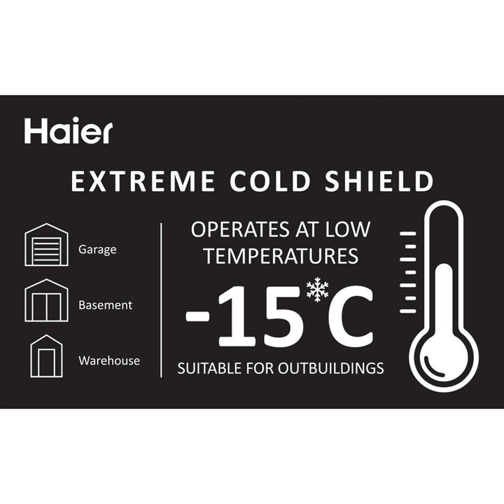 Haier HCE321DK, 319L, Chest Freezer, D Rated in White