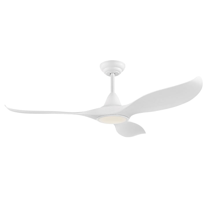 Eglo Cirali 3 Blade Ceiling Fan with DC Motor and LED Light in White