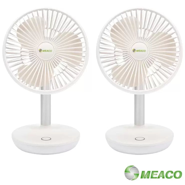 MeacoFan 260c Rechargeable Portable Fan, Twin Pack