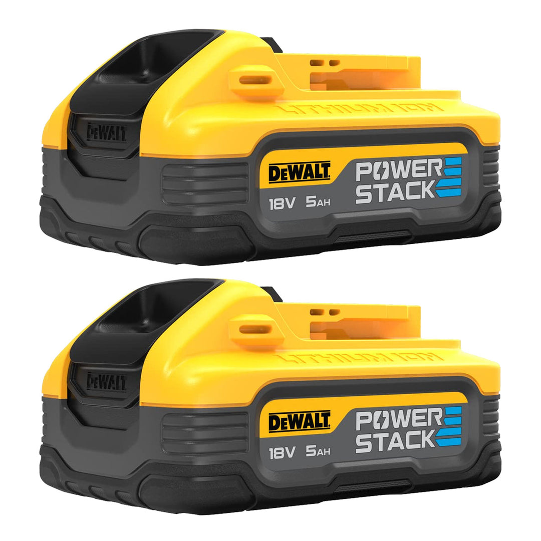 Dewalt DCBP518H2 POWERSTACK 18V Slide Batteries Twin Pack 5.0Ah Li-ion