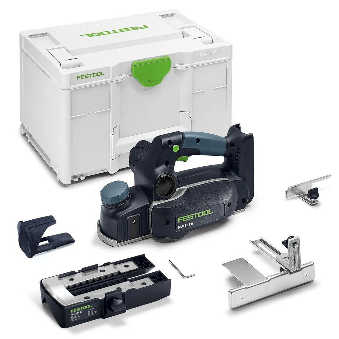 Festool HLC 82 EB-Basic-Set 18V Brushless Planer Body with Accessories Set & Systainer - 578600