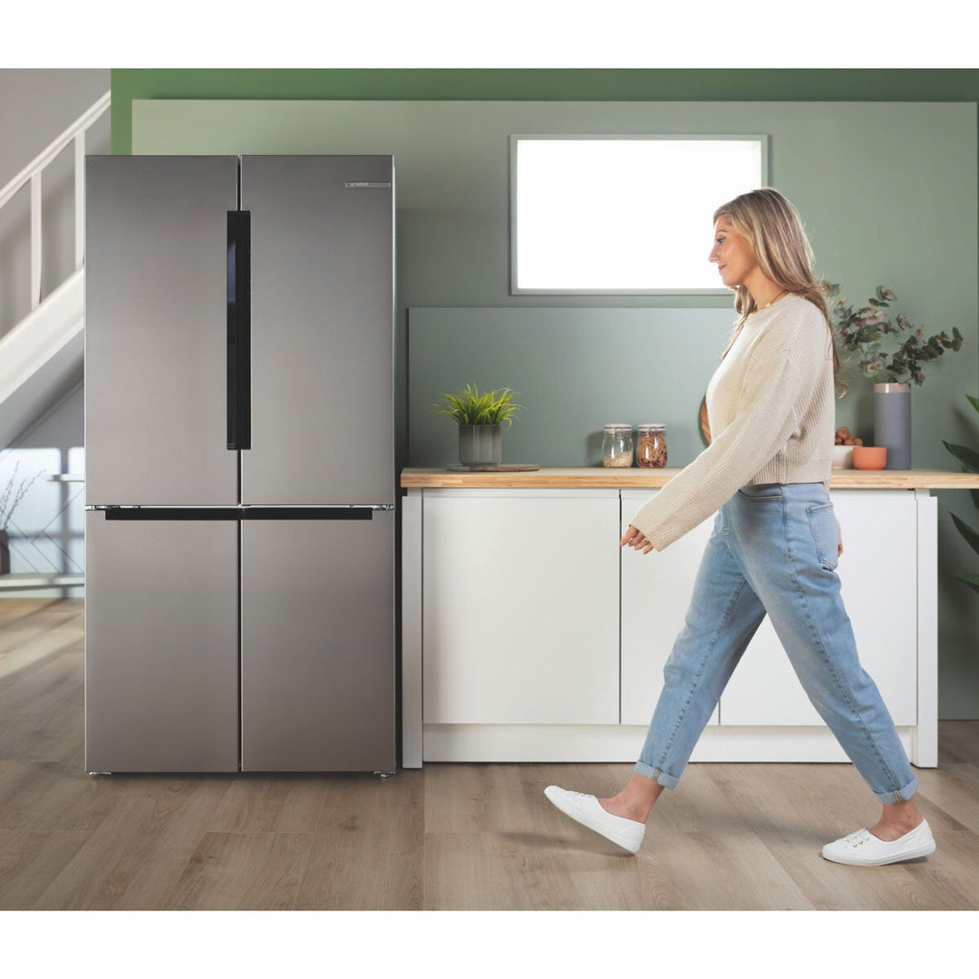 Bosch KFN96VPEAG, Multidoor Fridge Freezer, E Rated in Stainless Steel