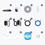 Reolink 12MP (4K+) UHD NVR PoE AI 8 x channel / 4 x Dome Camera Kit with 2TB HDD - No Monthly Fees