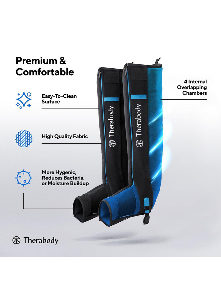 Therabody RecoveryAir Pro Pneumatic Compression Boots, Medium